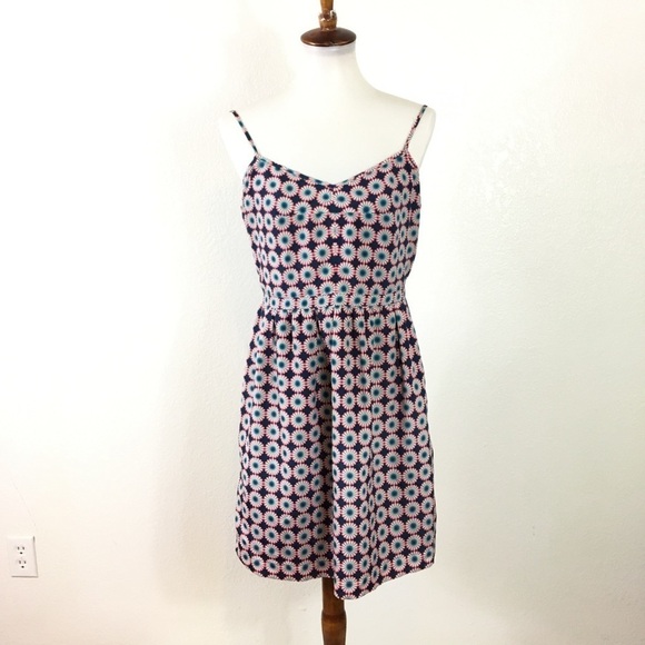 3/$25 J.Crew Seaside printed Cami Dress - Picture 2 of 8